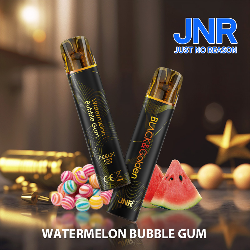 JNR-BLACK&Gloden-600+200 puffs-vape-e-cigarette