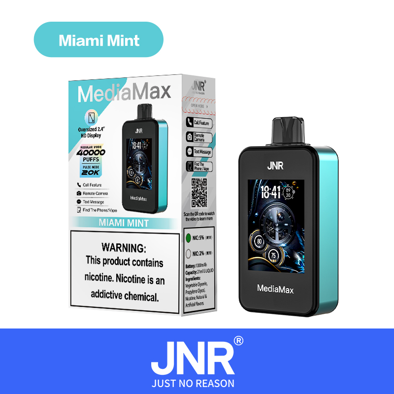 JNR-MediaMax-40000 puffs-vape-E-cigarette-Original factory low-price wholesale