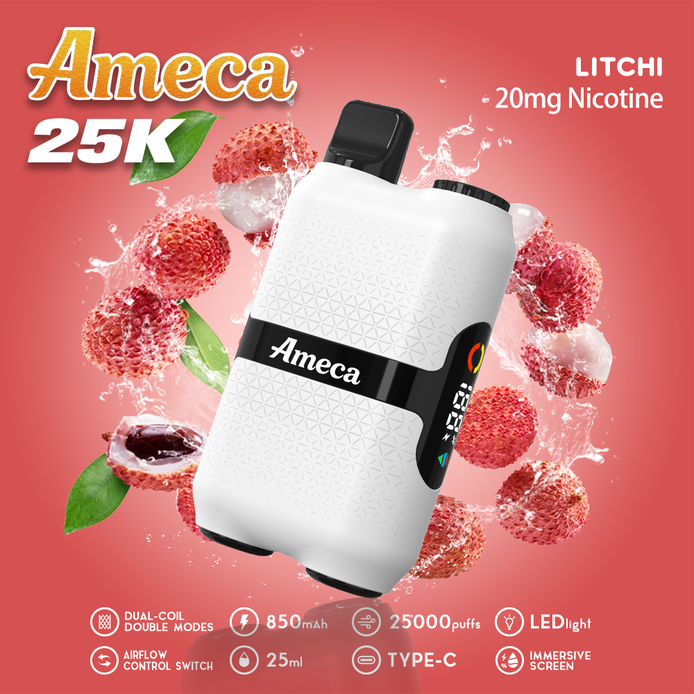 Ameca-25000 puffs-vape-E-cigarette-Original factory low-price wholesale
