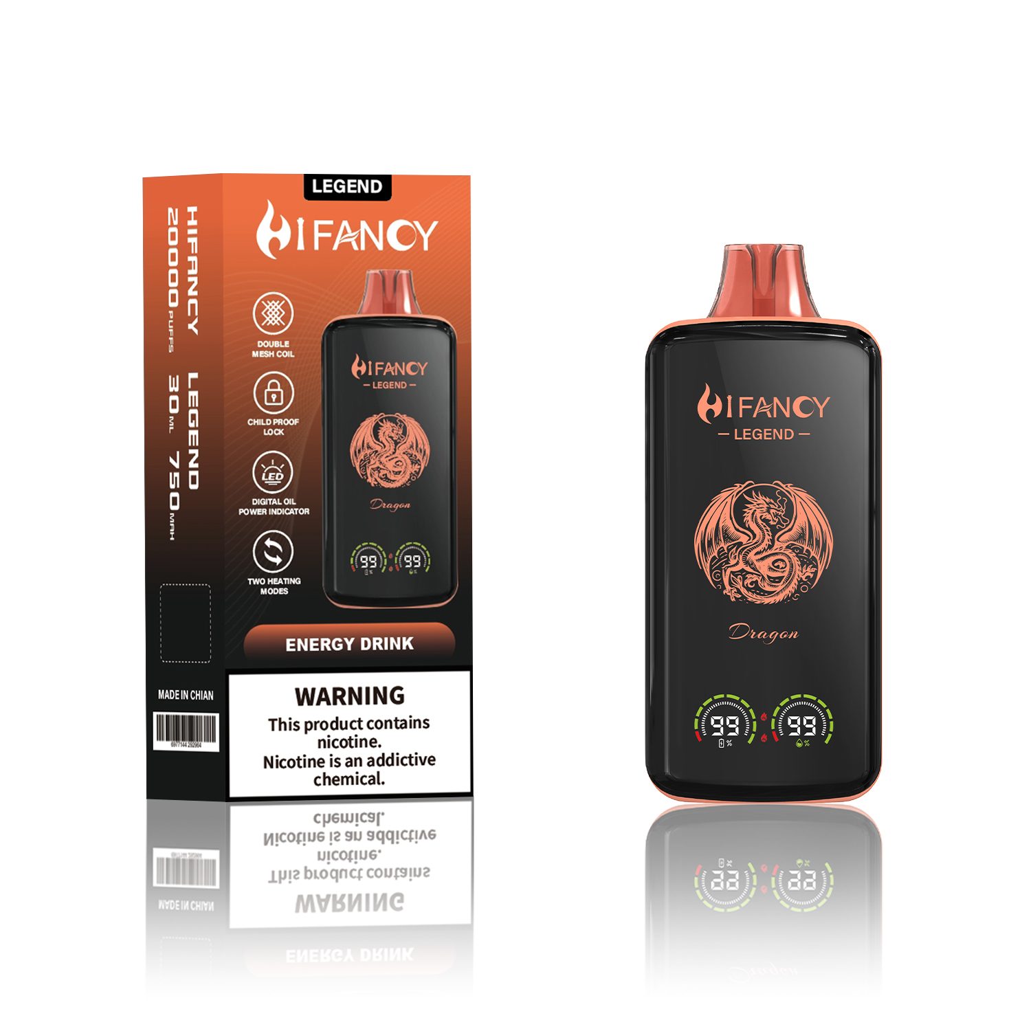 HIFANCY-20000 puffs-vape-E-cigarette