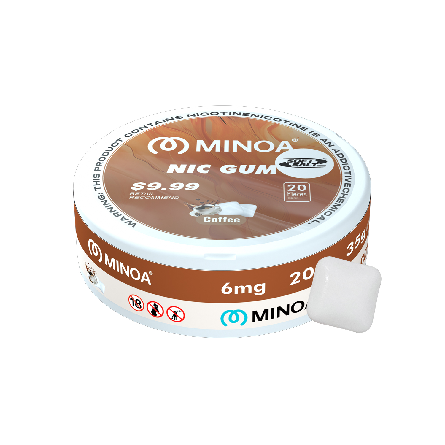 MINOA-nicotine gum-Box-Original factory low-price wholesale