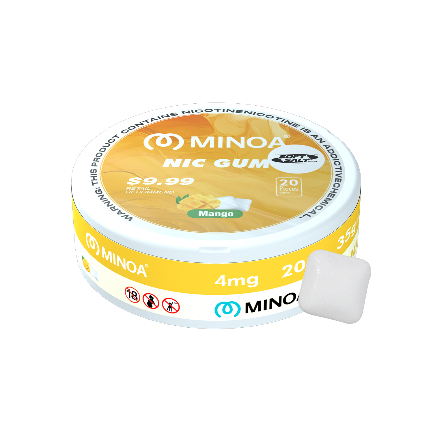 MINOA-nicotine gum-Box-Original factory low-price wholesale