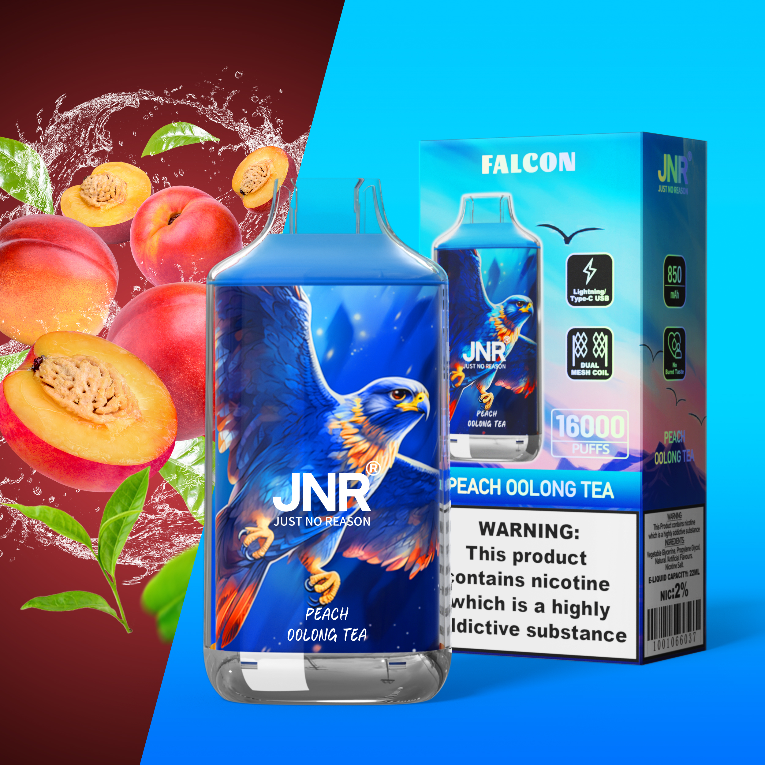 JNR-FALCON-16000 Puffs Vape