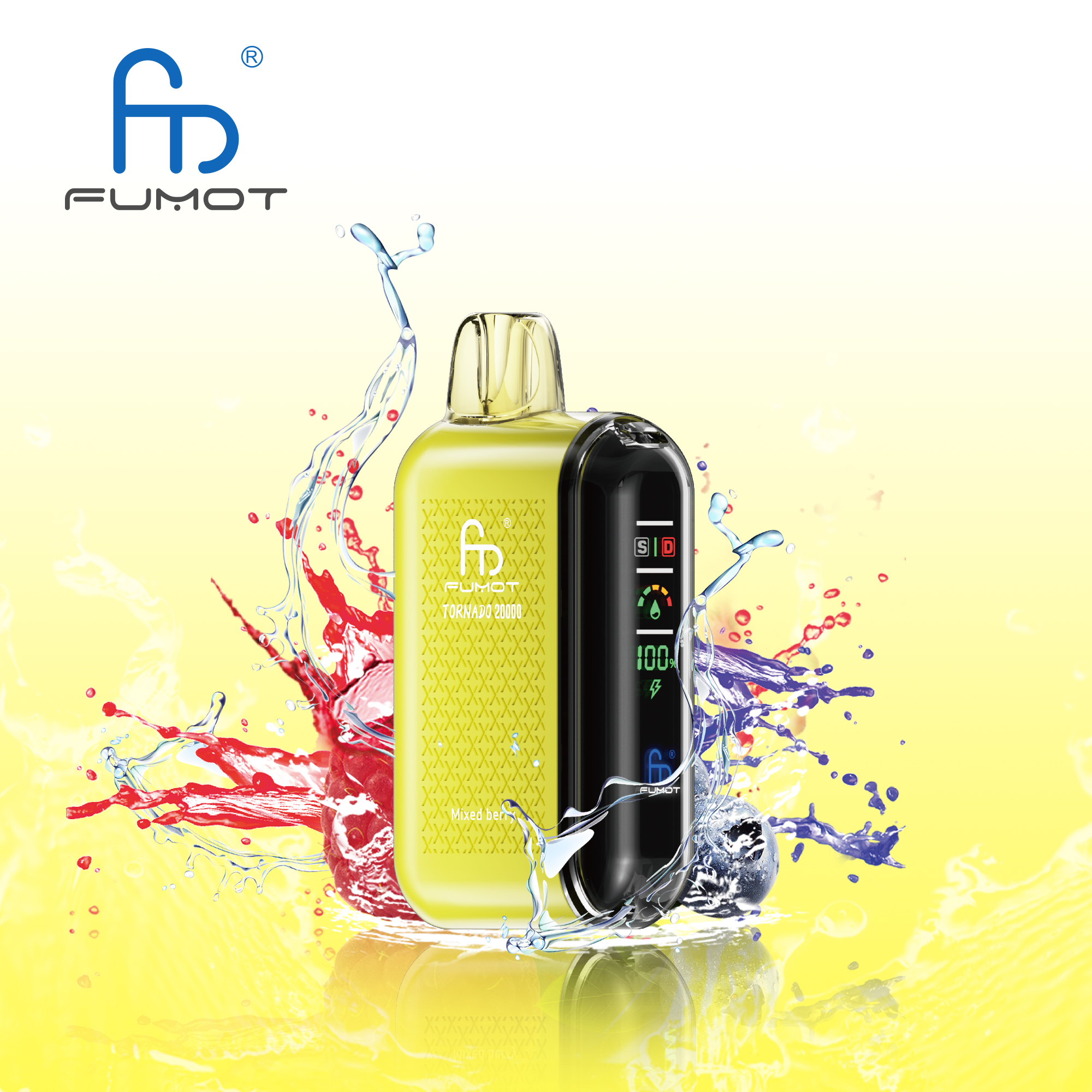 fumot-Tornado- 20000 puffs-vape-E-cigarette-Original factory low-price wholesale
