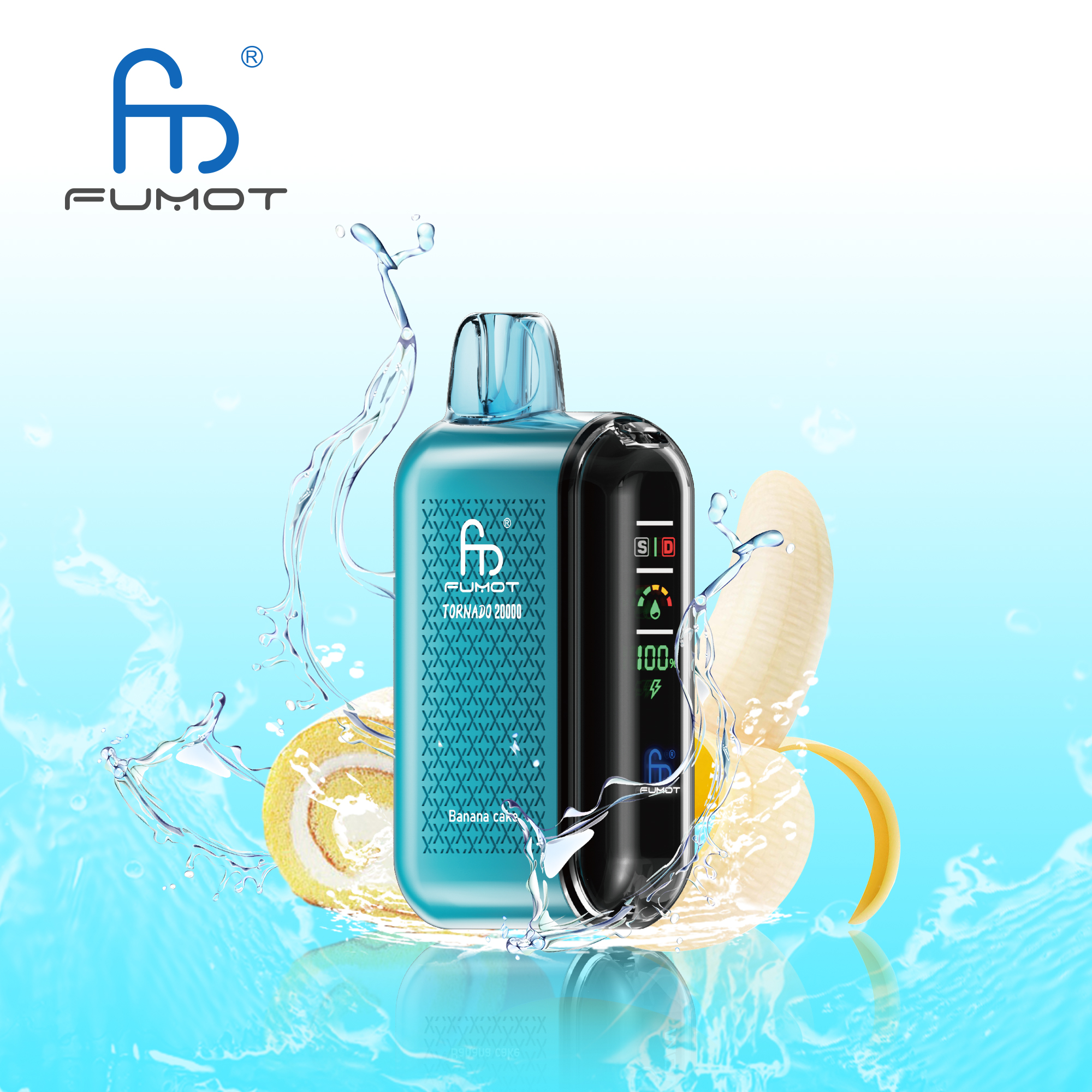 fumot-Tornado- 20000 puffs-vape-E-cigarette-Original factory low-price wholesale