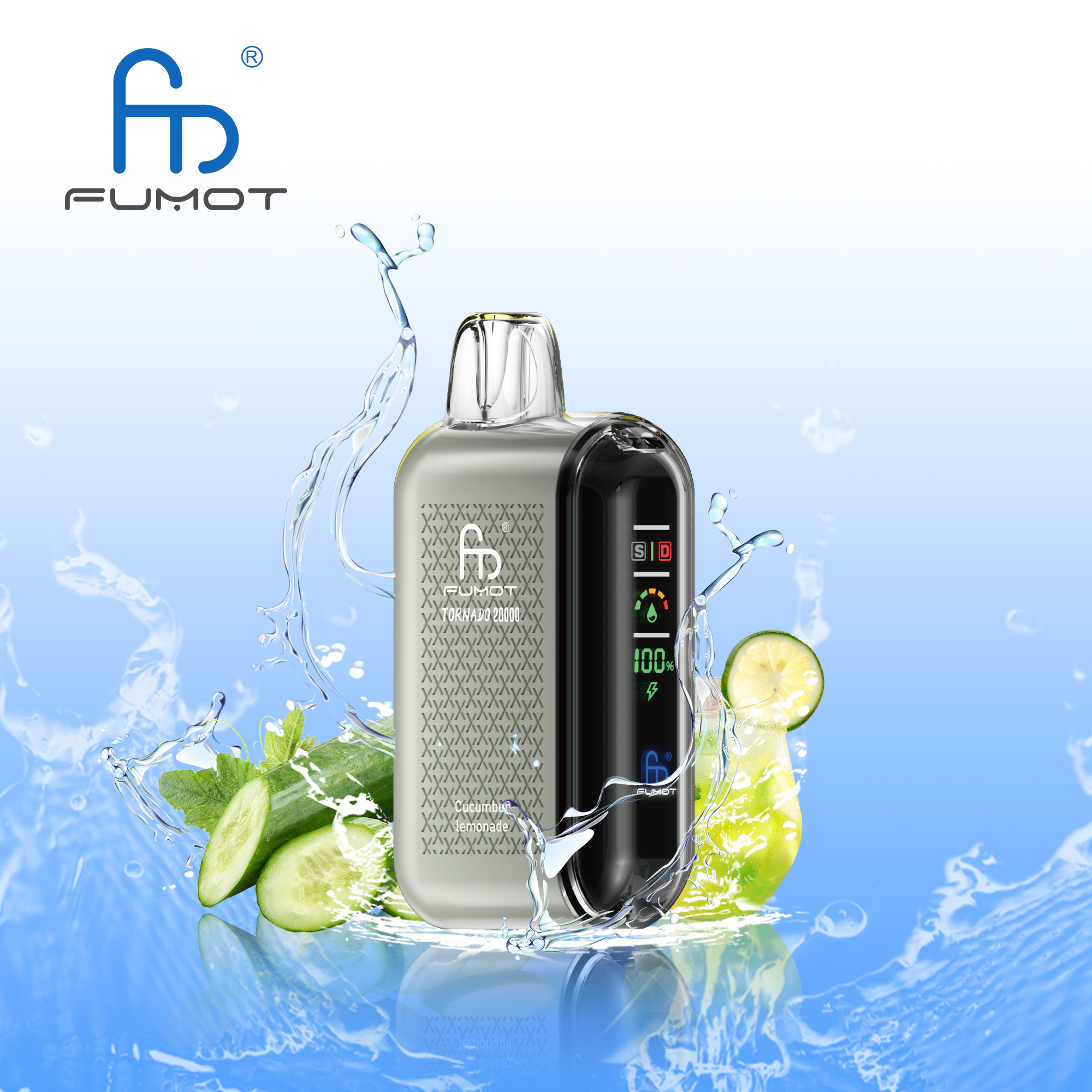fumot-Tornado- 20000 puffs-vape-E-cigarette-Original factory low-price wholesale