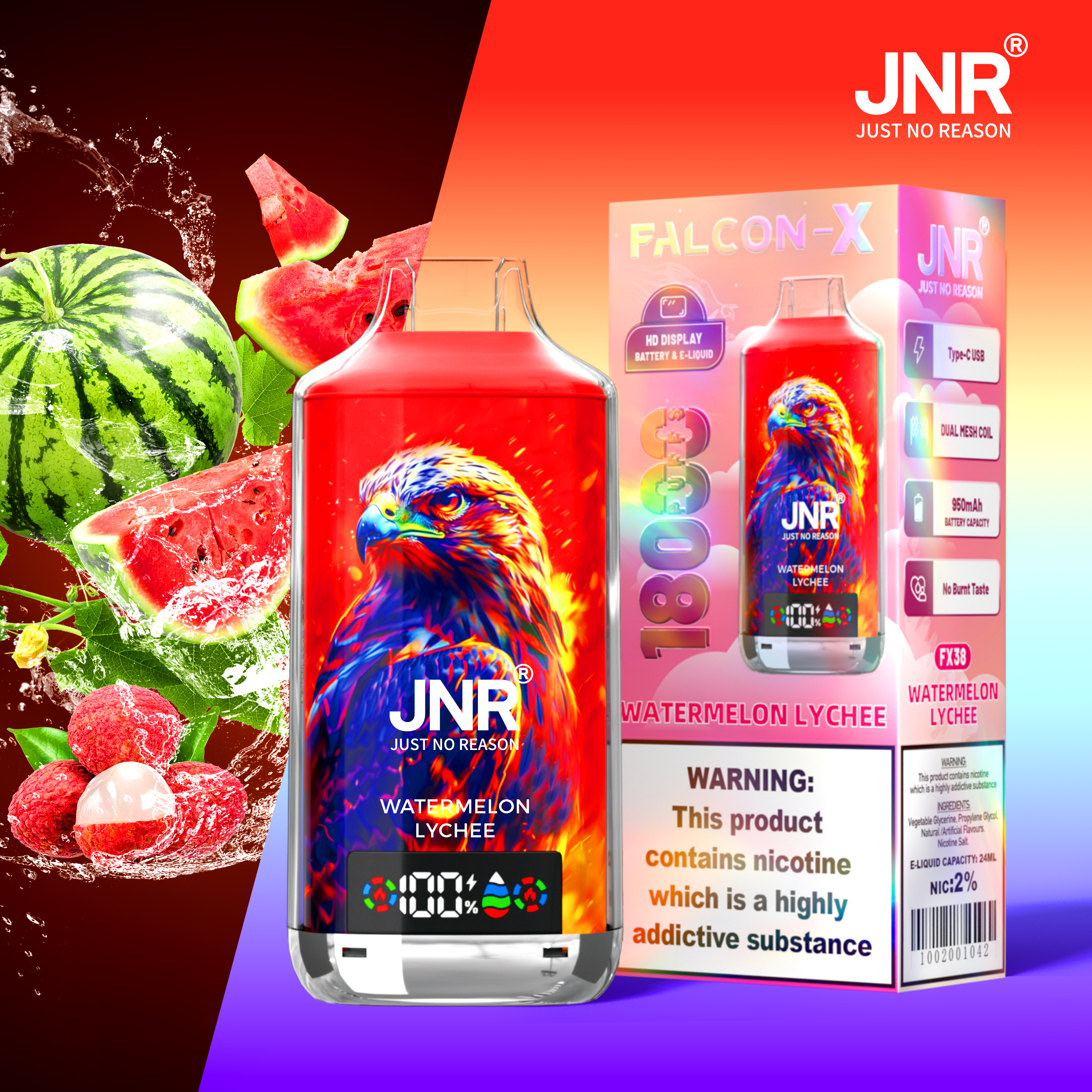 JNR-FALCON-X-18000 puffs-vape