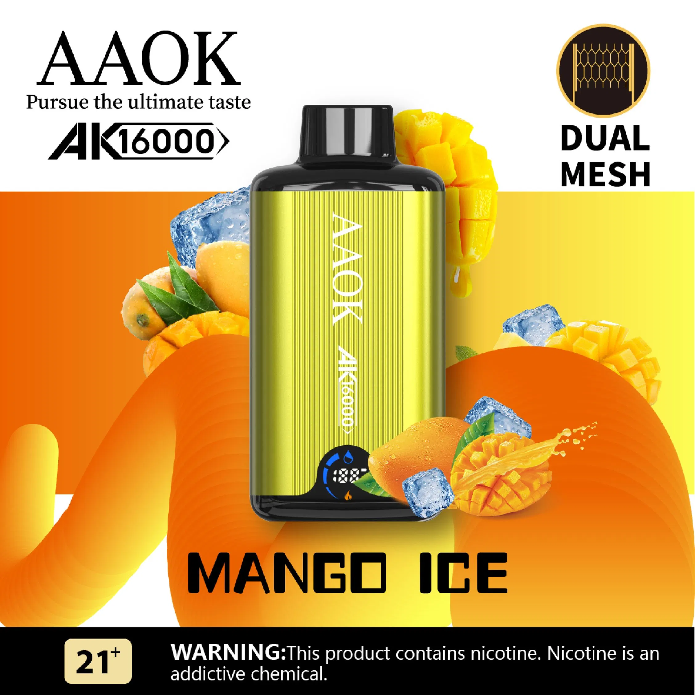 Aaok-AK16000-puffs--Vape-E-cigarette-Original factory low-price wholesale