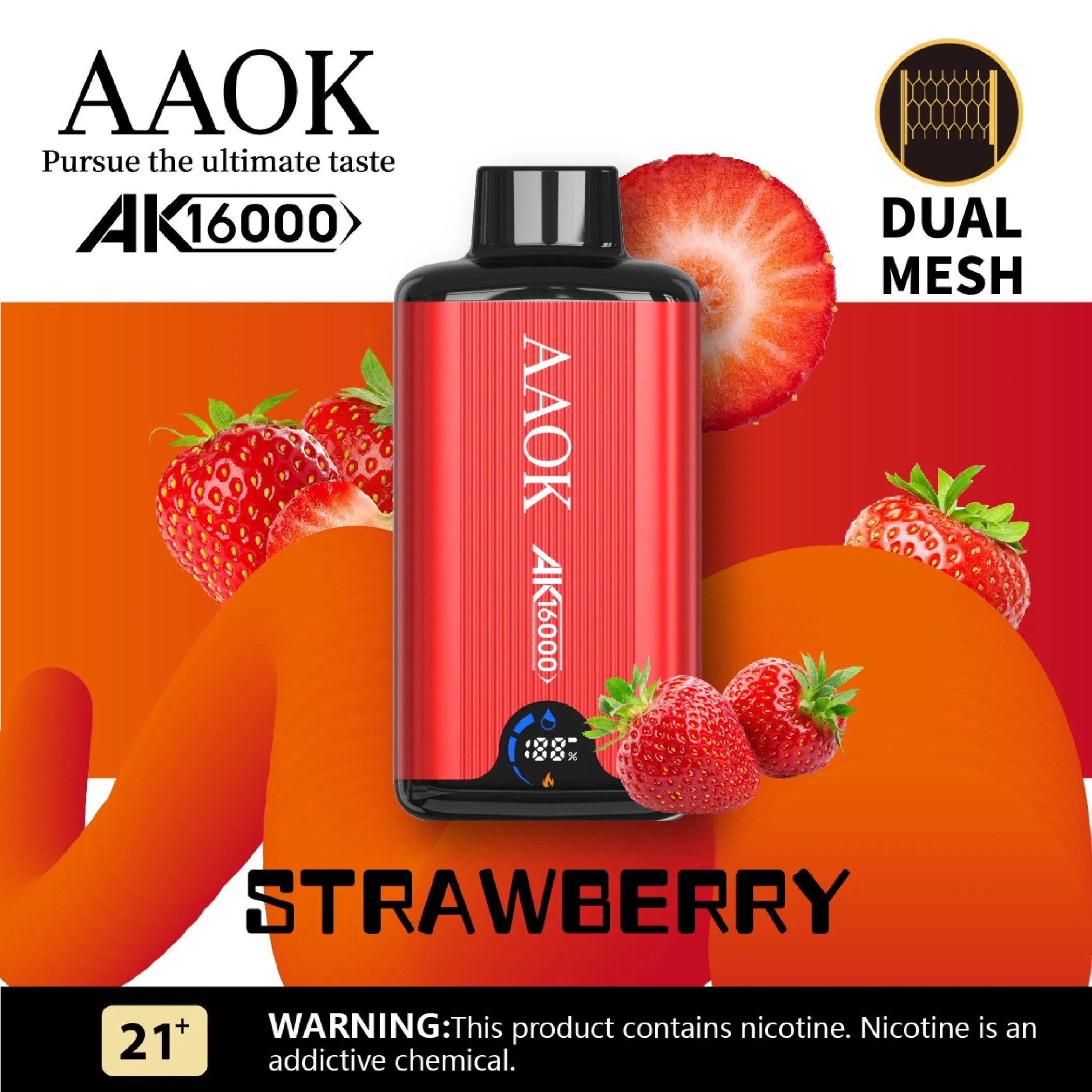 Aaok-AK16000-puffs--Vape-E-cigarette-Original factory low-price wholesale