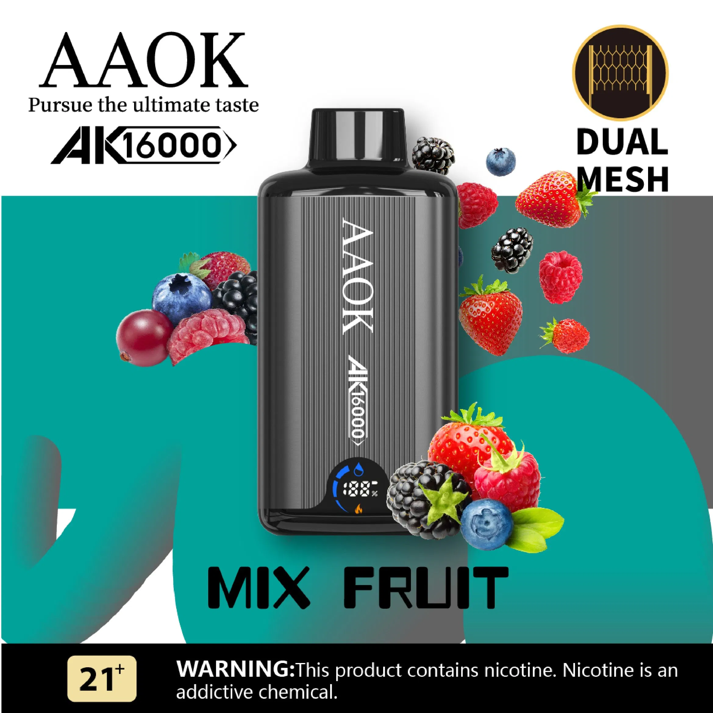 Aaok-AK16000-puffs--Vape-E-cigarette-Original factory low-price wholesale
