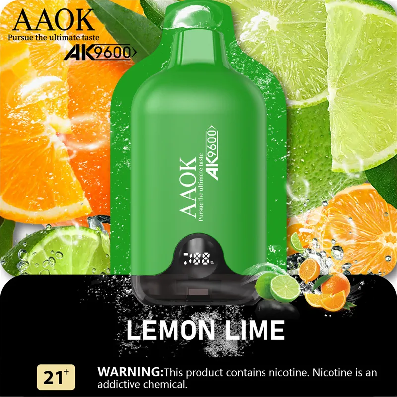 Aaok- Ak9600 Puffs-Vape-E-cigarette-Original factory low-price wholesale