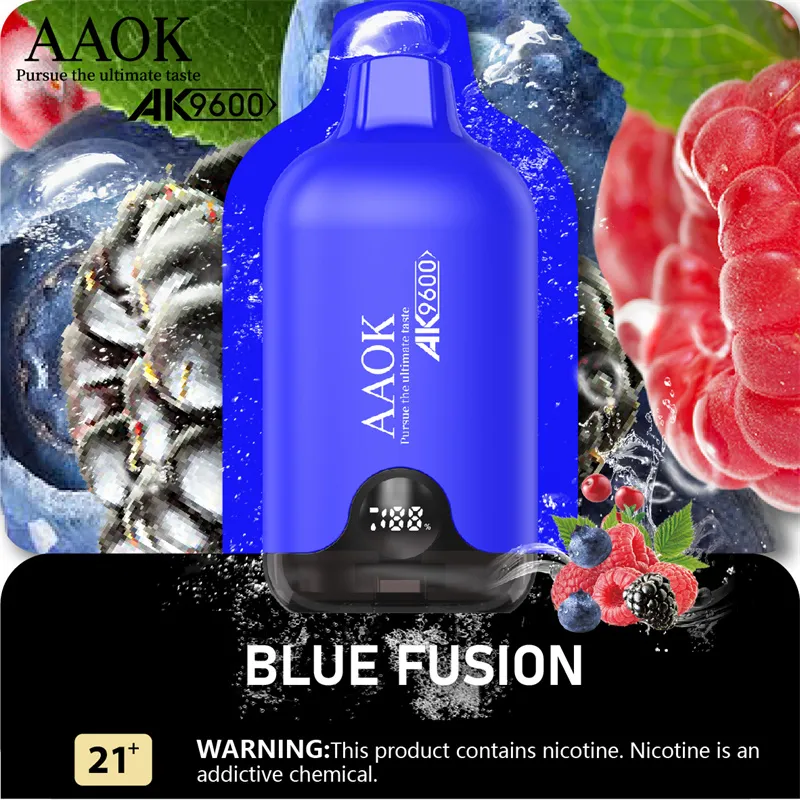 Aaok- Ak9600 Puffs-Vape-E-cigarette-Original factory low-price wholesale