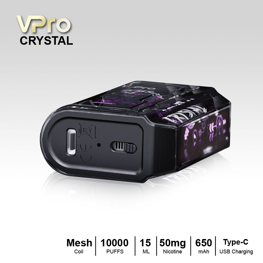 VPro-CRYSTAL-vape-10000puffs original factory low price wholesale