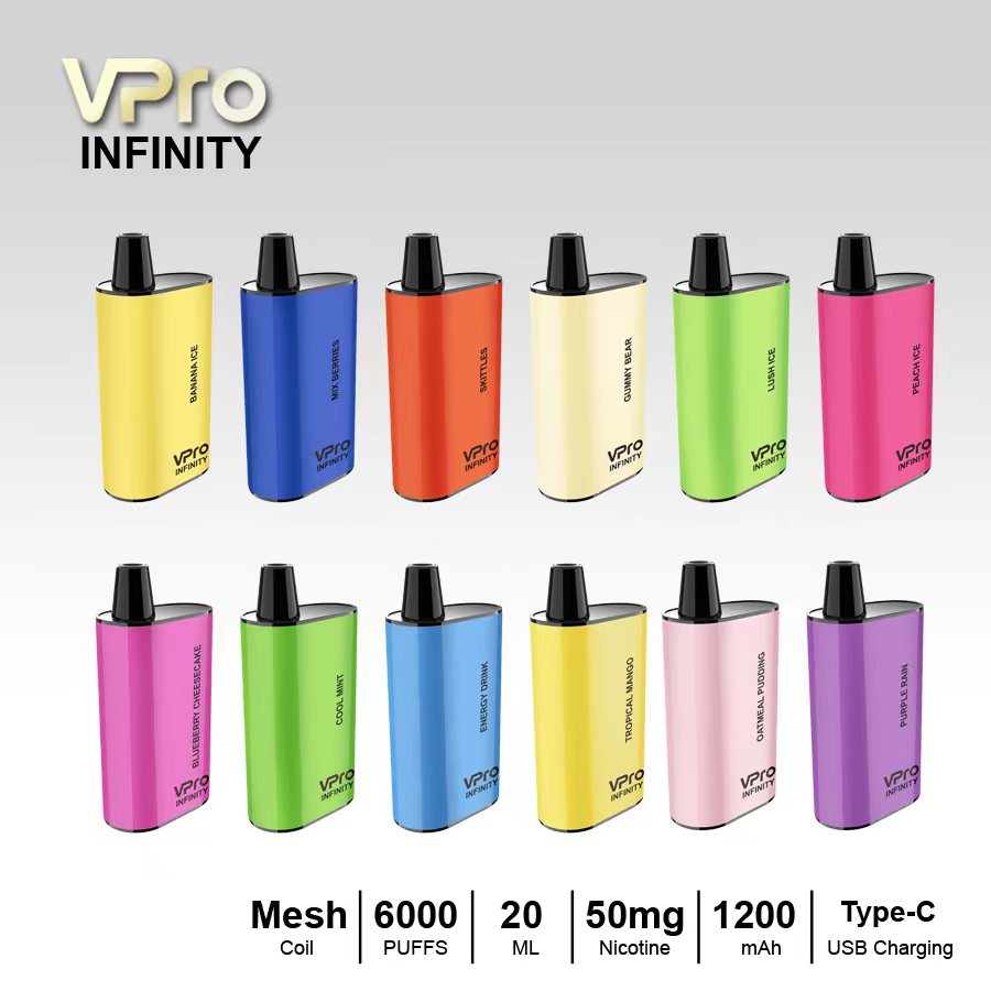 VPro-INFINITY-Vape-6000puffs original factory low price wholesale