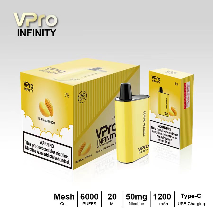 VPro-INFINITY-Vape-6000puffs original factory low price wholesale