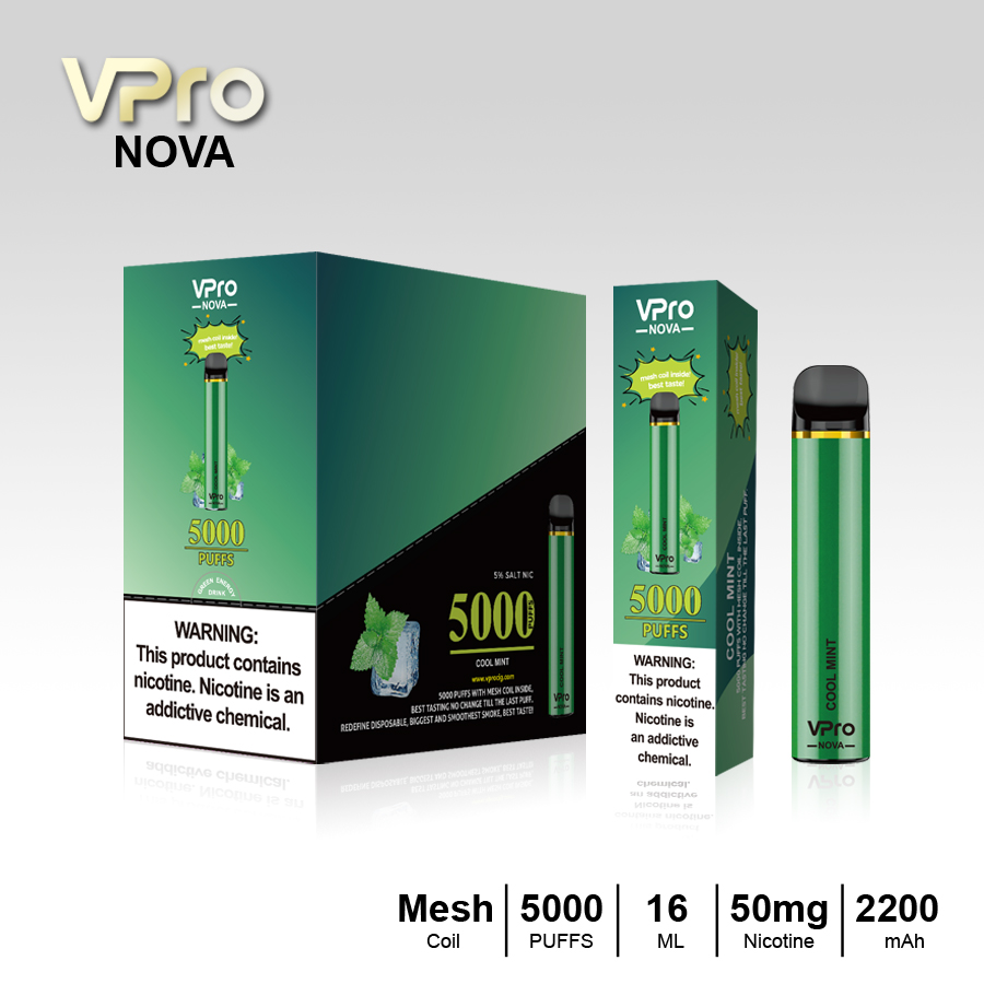 VPro-NOVA-5000 Puffs-Vape-Original Factory-Low-Price Wholesale